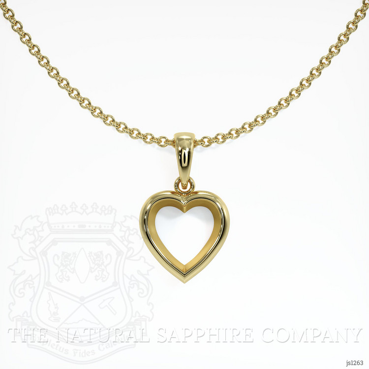 18K Yellow Gold Vedic Pendant Setting