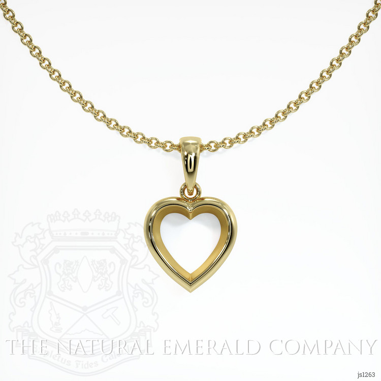 18K Yellow Gold Vedic Pendant Setting