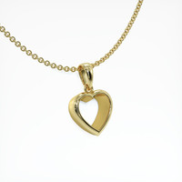 18K Yellow Gold Vedic Pendant Setting Image