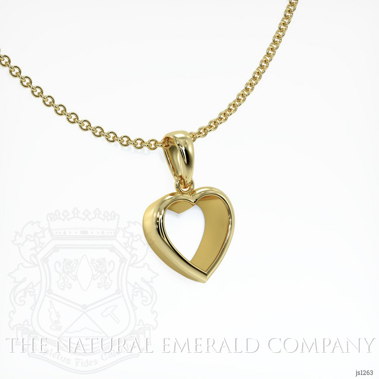 18K Yellow Gold Vedic Pendant Setting