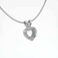 Platinum 950 Pave Pendant Setting Image