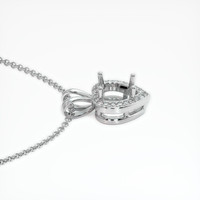 Platinum 950 Pave Pendant Setting Image