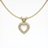 14K Yellow Gold Pave Pendant Setting Video