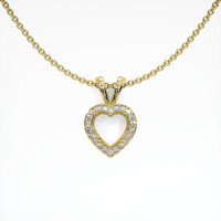 18K Yellow Gold Pave Pendant Setting Video