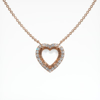14K Rose Gold Pave Necklace Setting Video