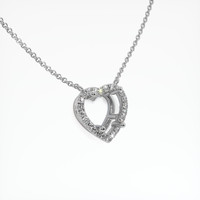 Silver Pave Necklace Setting Image