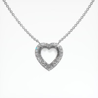 18K White Gold Pave Necklace Setting Video