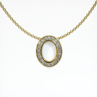 14K Yellow Gold Pave Pendant Setting Video
