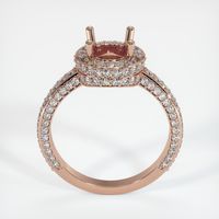 14K Rose Gold Pave Ring Setting Image