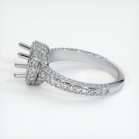10K White Gold Pave Ring Setting Image