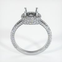 18K White Gold Pave Ring Setting Image