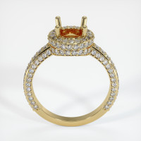 10K Yellow Gold Pave Ring Setting Image