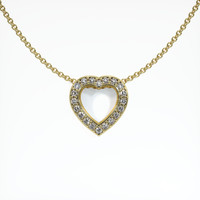 18K Yellow Gold Pave Pendant Setting Video