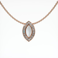14K Rose Gold Pave Pendant Setting Video