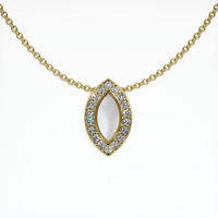 14K Yellow Gold Pave Pendant Setting Video