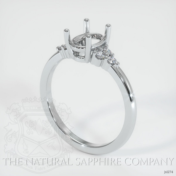  Emerald Ring 1.84 Ct. 18K White Gold