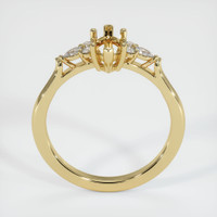 10K Yellow Gold Accent Stones Ring Setting Image
