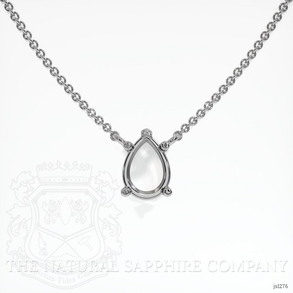  Emerald Necklace 2.76 Ct. 18K White Gold