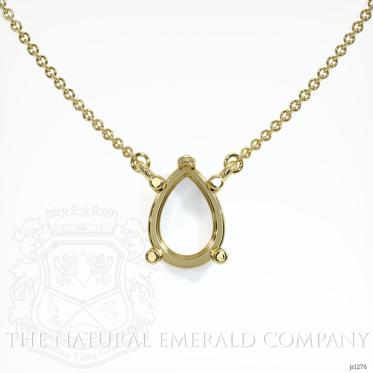  Emerald Necklace 2.42 Ct., 18K Yellow Gold