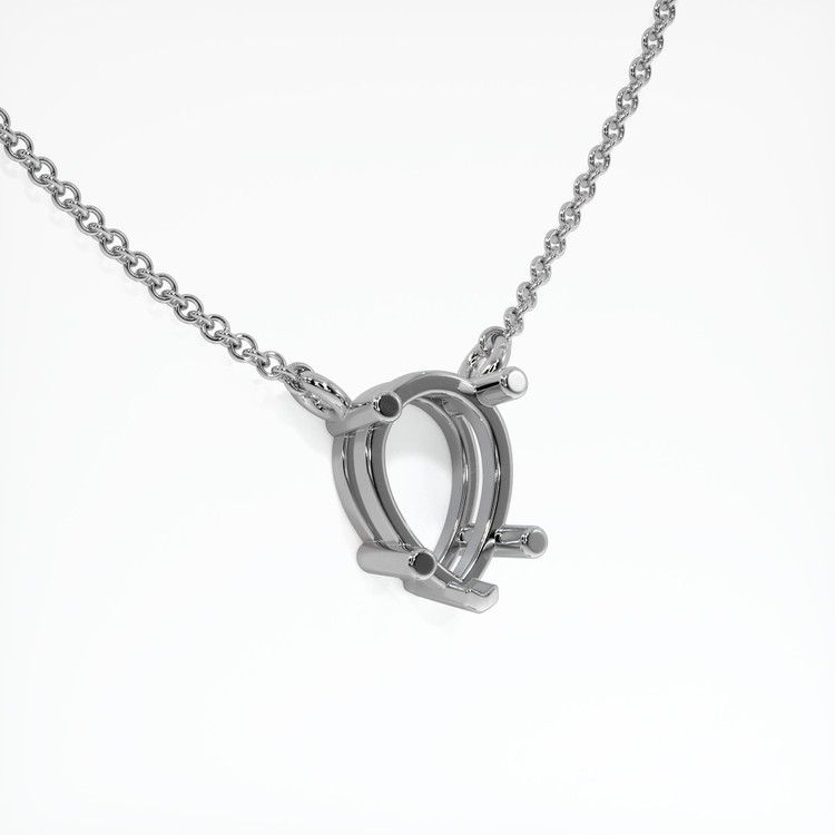 Platinum 950 Solitaire Necklace Setting