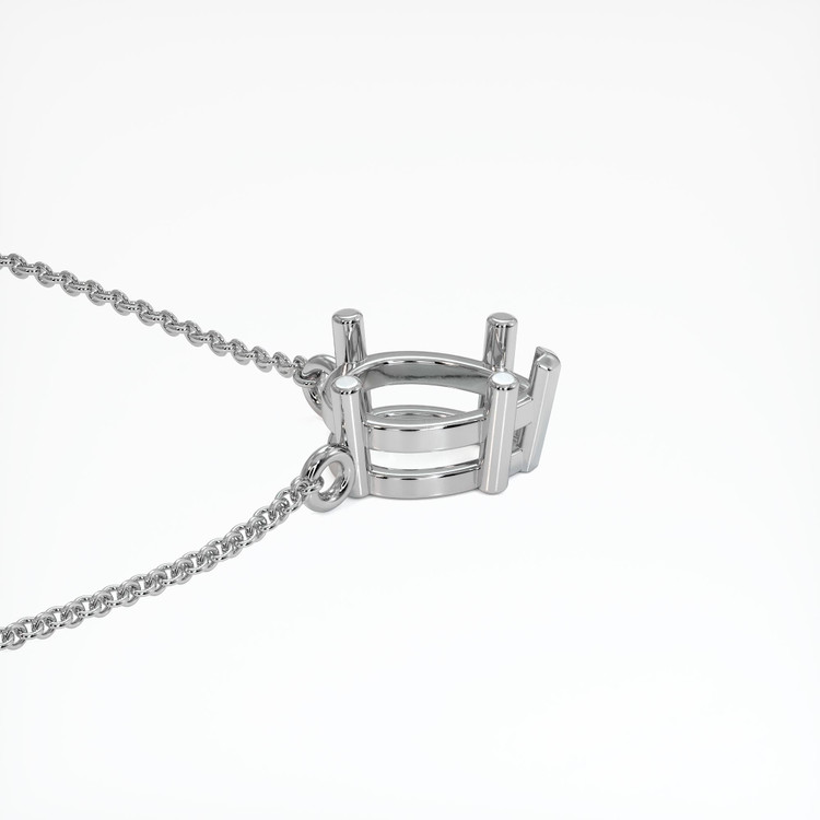 Platinum 950 Solitaire Necklace Setting