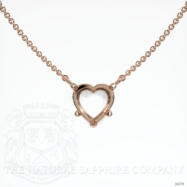 14K Rose Gold Vedic Necklace Setting