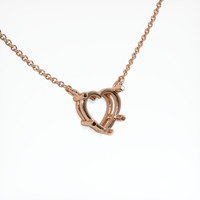 14K Rose Gold Vedic Necklace Setting Image