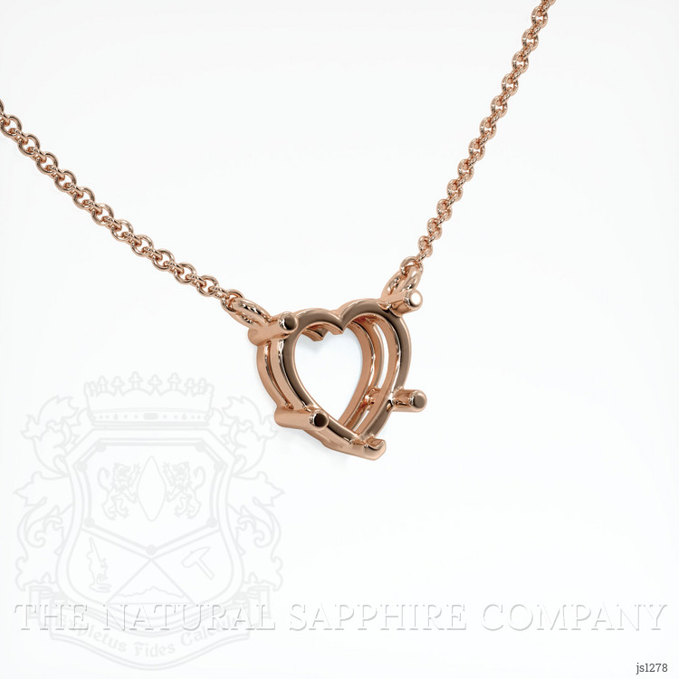 14K Rose Gold Vedic Necklace Setting