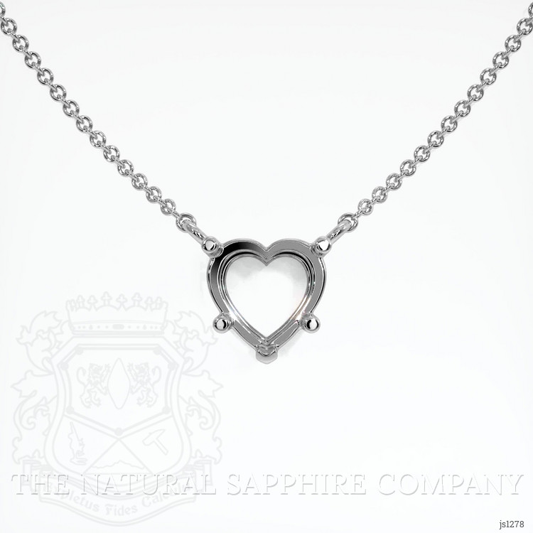 10K White Gold Vedic Necklace Setting