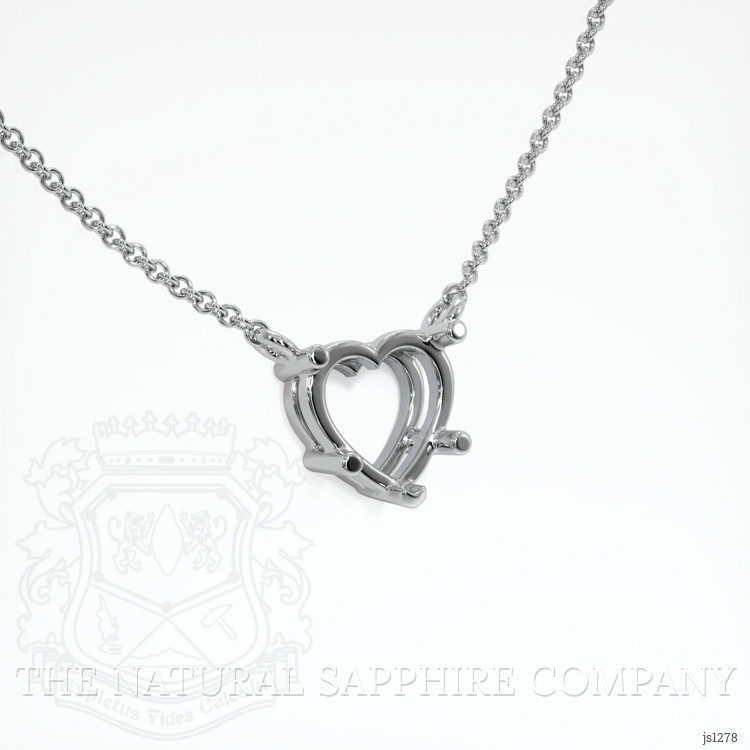 14K White Gold Vedic Necklace Setting