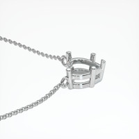 14K White Gold Vedic Necklace Setting Image
