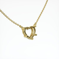14K Yellow Gold Vedic Necklace Setting Image