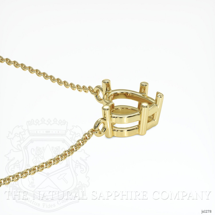 14K Yellow Gold Vedic Necklace Setting