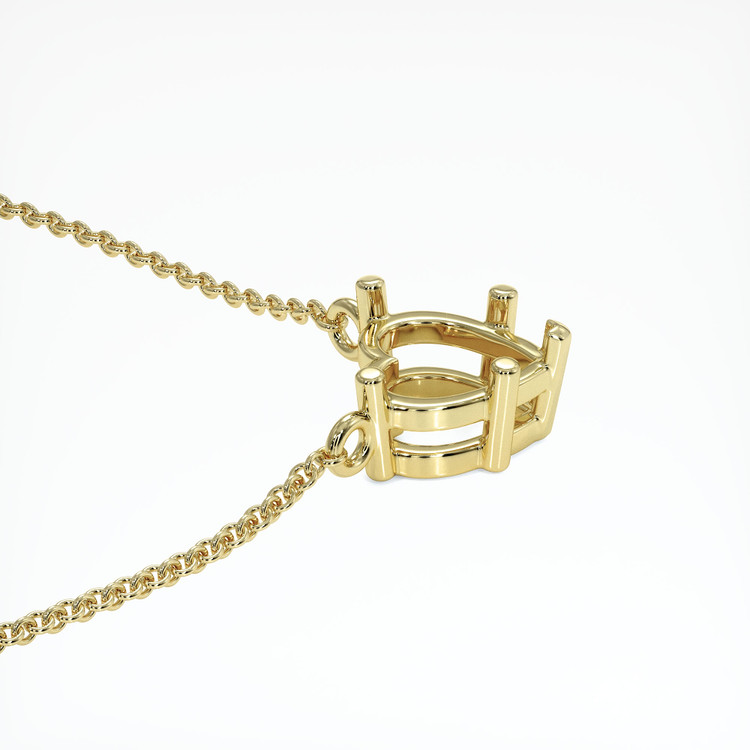 14K Yellow Gold Vedic Necklace Setting