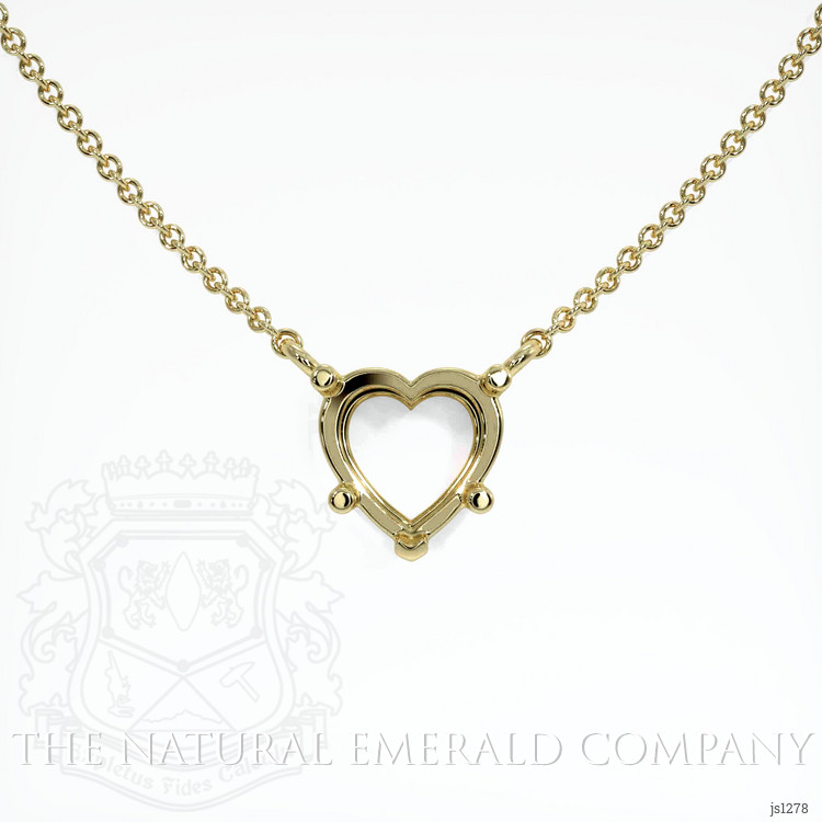 Vedic Emerald Necklace 3.67 Ct., 18K Yellow Gold