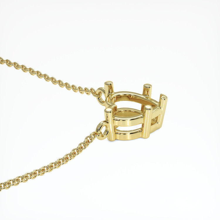 18K Yellow Gold Vedic Necklace Setting