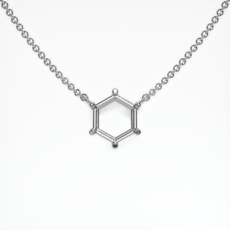 Platinum 950 Solitaire Necklace Setting