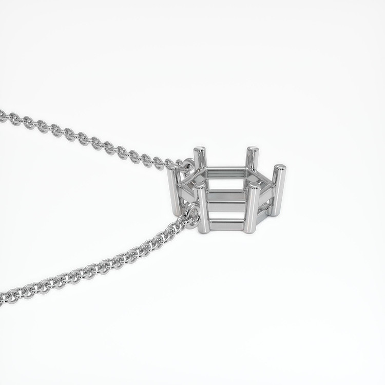 Platinum 950 Solitaire Necklace Setting