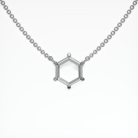 18K White Gold Solitaire Necklace Setting Video