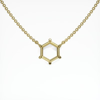 10K Yellow Gold Solitaire Necklace Setting Video