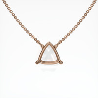 14K Rose Gold Solitaire Necklace Setting Video