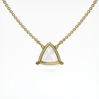 10K Yellow Gold Solitaire Necklace Setting Video