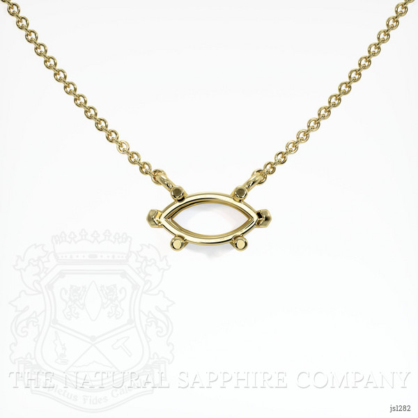  Emerald Necklace 1.95 Ct. 18K Yellow Gold