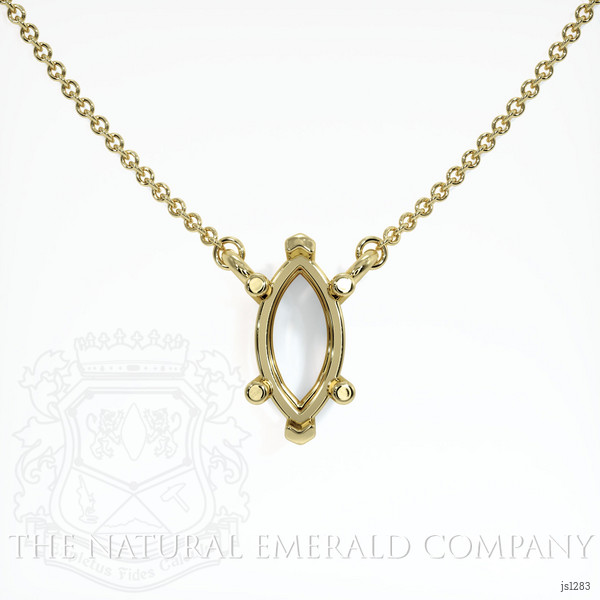  Emerald Necklace 1.95 Ct. 18K Yellow Gold