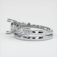 Silver Wedding Set Ring Setting Image