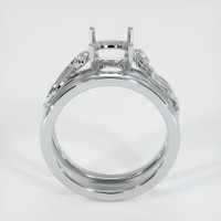 Silver Wedding Set Ring Setting Image