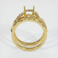 18K Yellow Gold Accent Stones Ring Setting Image