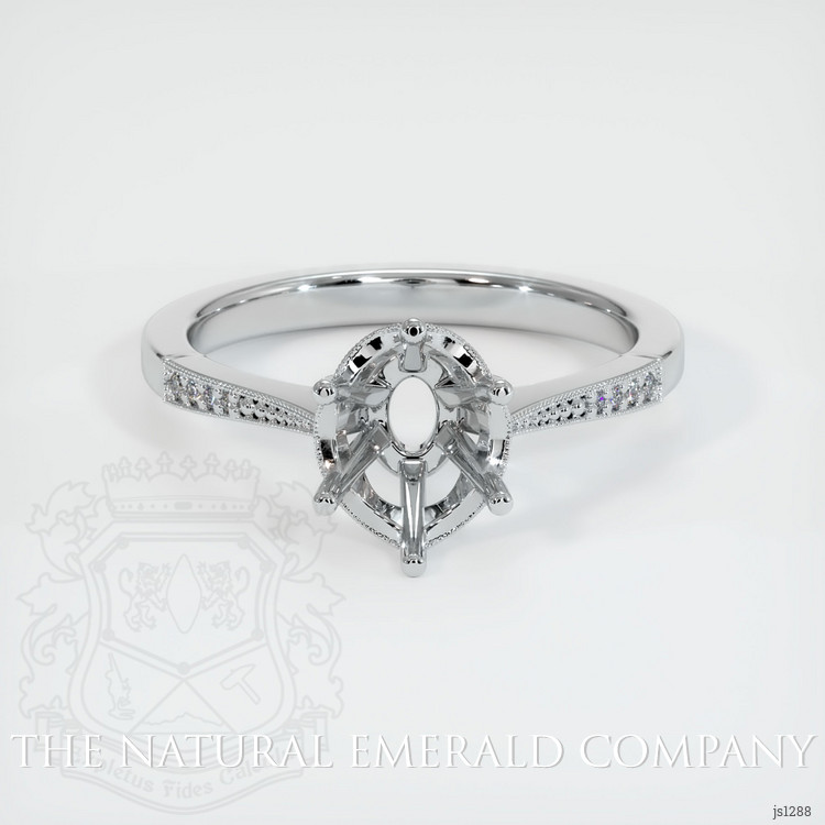 Platinum 950 Antique Style Ring Setting