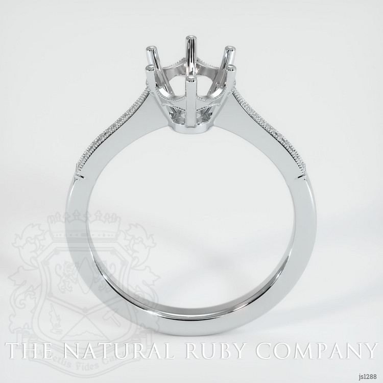 Platinum 950 Antique Style Ring Setting