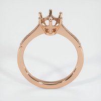 18K Rose Gold Antique Style Ring Setting Image